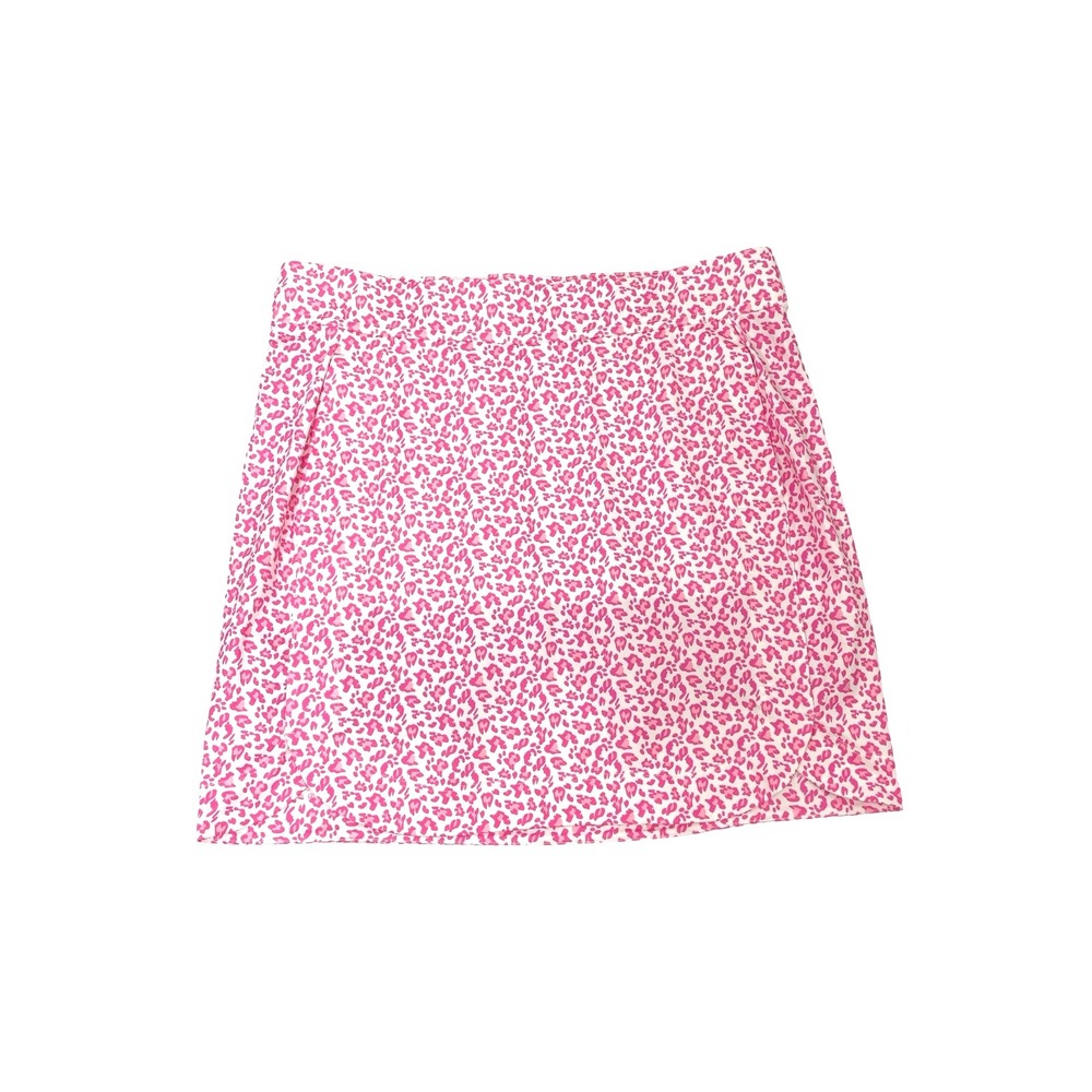Belyn Key leopard print skorts Size M pink white pickleball golf tennis